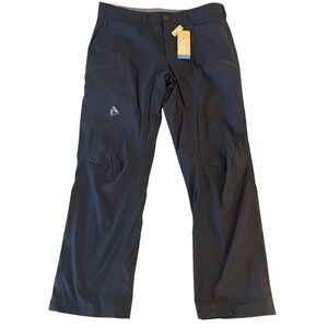 NWT Eddie Bauer First Ascent MR Lined Guide Pro Pant Mens 36x32 Black UPF 50+